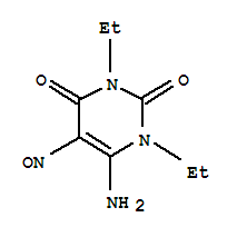 1,3-二乙基-5-亚硝基-6-氨基尿嘧啶