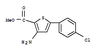 3-氨基-5-(4-氯苯基)噻吩-2-羧酸甲酯