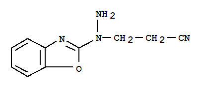 3-(1-(2-苯并噁唑)肼基)丙腈