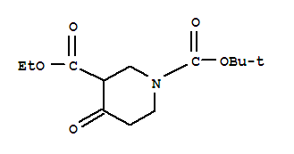 1-N-Boc-4-氧代-3-哌啶羧酸乙酯; 1-N-叔丁氧羰基-4-氧代-3-哌啶羧酸乙酯