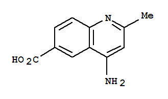 2-甲基-4-氨基-6-喹啉甲酸
