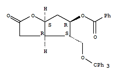 (-)-3-羰基-6-Β -三苯甲基氧-7-Alpha -苯甲酰氧-2-氧杂双环[ 3.3.0 ]辛烷