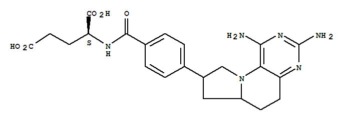 (2S)-2-[[4-(1,3-二氨基-5,6,6a,7,8,9-六氢嘧啶并[5,6-e]吲嗪-8-基)苯甲酰基]氨基]戊烷二酸