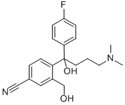 4-(4-二甲胺基-1-对氟苯基-1-羟基丁基)-3-(羟甲基)氰基苯