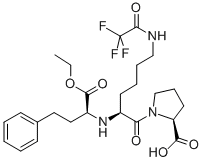 N2-[1-(S)-乙氧羰基-3-苯丙基]-N6-三氟乙酰基-L-赖氨酸-L-脯氨酸