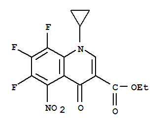 1-环丙基-5-硝基-6,7,8-三氟-1,4-二氢-4-氧代-3-喹啉羧酸乙酯