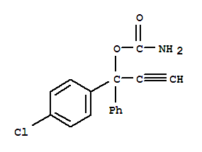 1-(P-氯苯基)-1-苯基-2-丙炔-1-醇氨基甲酸酯