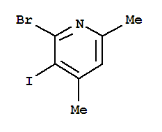 2-溴-3-碘-4,6-二甲基吡啶