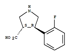 (3S,4R)-4-(2-氟苯基)吡咯烷-3-羧酸
