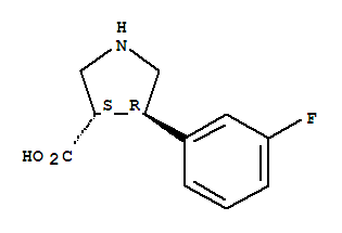 (3S,4R)-4-(3-氟苯基)吡咯烷-3-羧酸