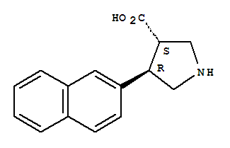 (3S,4R)-4-(萘-2-基)吡咯烷-3-羧酸
