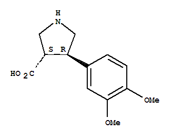 (3S,4R)-4-(3,4-二甲氧基苯基)吡咯烷-3-羧酸