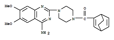 [4-(4-氨基-6,7-二甲氧基喹唑啉-2-基)哌嗪-1-基]-(6-双环[2.2.2]辛-2,5-二烯基)甲酮