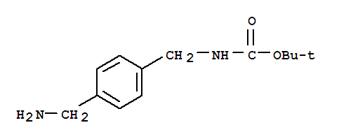 1-(N-Boc-氨基甲基)-4-(氨基甲基)苯; N-[4-(氨基甲基)苄基]氨基甲酸叔丁酯