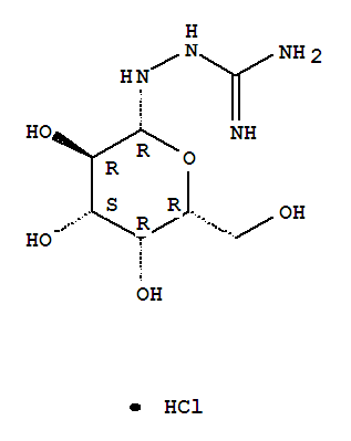 2-[(2R,3R,4S,5R,6R)-3,4,5-三羟基-6-(羟基甲基)四氢-2H-吡喃-2-基]肼甲脒盐酸盐(1:1)