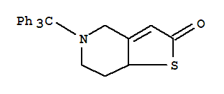 5,6,7,7a-四氢-5-(三苯甲基)噻吩并[3,2-c]吡啶酮