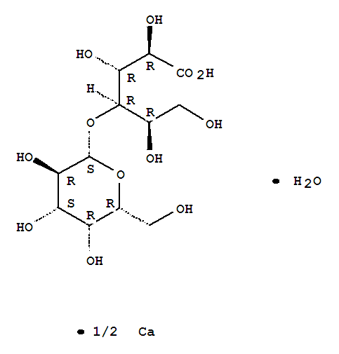 4-O-β-D-吡喃半乳糖基-D-葡萄糖酸 半钙盐 一水合物