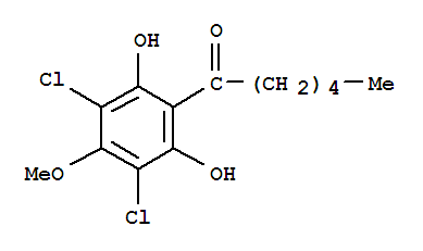 1-(3,5-二氯-2,6-二羟基-4-甲氧基苯基)己烷-1-酮