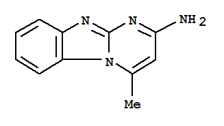 (9CI)-4-甲基嘧啶并[1,2-a]苯并咪唑-2-胺