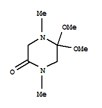 哌嗪酮,  5,5-二甲氧基-1,4-二甲基- (9CI)