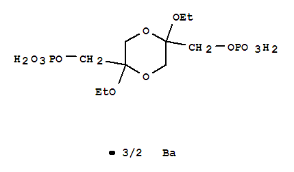 2,5-二乙氧基-1,4-二烷-2,5-双(磷酸甲酯) 钡盐