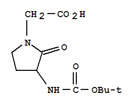 2-(3-(叔丁氧羰基氨基)-2-氧杂吡咯烷-1-基)乙酸