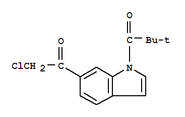 1-[6-(氯乙酰基)-1H-吲哚-1-基]-2,2-二甲基-1-丙酮