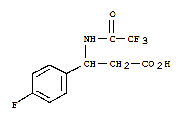 3-(4-氟苯基)-3-[(2,2,2-三氟乙酰基)氨基]丙酸