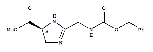 (s)-4,5-二氢-2-[[[(苯基甲氧基)羰基]氨基]甲基]-1H-咪唑-4-羧酸甲酯