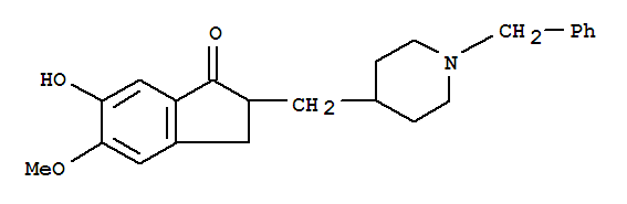 Donepezil impurity 8/6-O-Desmethyl Donepezil/1-benzyl-4-(6-hydroxy,5-methoxy-1-indanone-2-yl)methyl piperadine