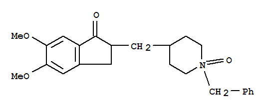 2,3-二氢-5,6-二甲氧基-2-[[1-(苯基甲基)-4-哌啶基]甲基]-1H-茚-1-酮 N-氧化物