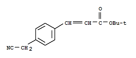 2-甲基-2-丙基(2E)-3-[4-(氰基甲基)苯基]丙烯酸酯