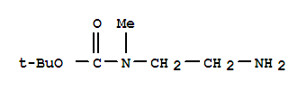 N-Boc-N-甲基乙二胺; N-(2-氨基乙基)-N-甲基氨基甲酸叔丁酯