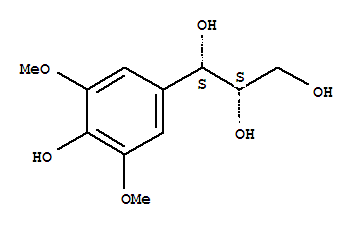 1,2,3-丙三醇,1-(4-羟基-3,5-二甲氧苯基)-,  (1R,2R)-rel-