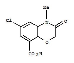 6-氯-4-甲基-3-氧代-3,4-二氢-2H-1,4-苯并嗪-8-羧酸
