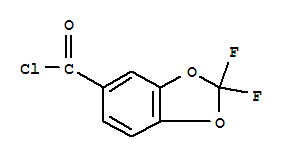 2,2-二氟-1,3-苯并二恶茂-5-甲酰氯; 2,2-二氟-1,3-苯并二噁茂-5-甲酰氯