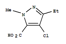 1-甲基-3-乙基-4-氯-5-吡唑甲酸