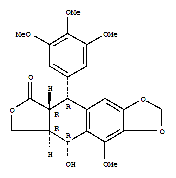 (5R,5aR,8aR,9R)-9-羟基-10-甲氧基-5-(3,4,5-三甲氧基苯基)-5a,8,8a,9-四氢-5H-异苯并呋喃并[6,5-f][1,3]苯并二氧戊环-6-酮