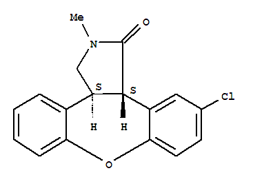反式-(+/-)-11-氯-2,3,3a,12b-四氢-2-甲基-1H-二苯并[2,3:6,7]氧杂卓并[4,5-c]吡咯-1-酮