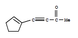3-丁炔-2-酮,4-(1-环戊烯-1-基)-