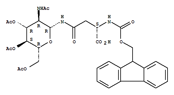 N-(9-芴甲氧羰基)-N'-(2-乙酰氨基-2-脱氧-3,4,6-三-O-乙酰基-beta-D-吡喃葡萄糖基)-L-天冬酰胺