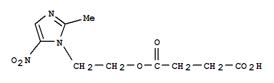 [2-(2-甲基-5-硝基-1H-咪唑-1-基)乙基]琥珀酸氢酯