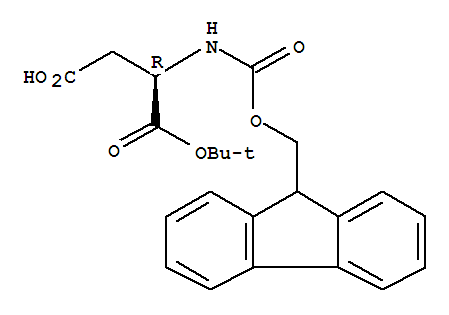 Fmoc-D-天冬氨酸 1-叔丁酯; N-芴甲氧羰基-D-天冬氨酸 1-叔丁酯