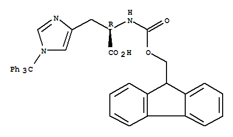Fmoc-N-三苯甲基-D-组氨酸