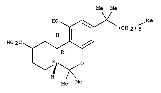 (6aR,10aR)-1-羟基-6,6-二甲基-3-(2-甲基辛-2-基)-6a,7,10,10a-四氢苯并[c]色原烯-9-羧酸