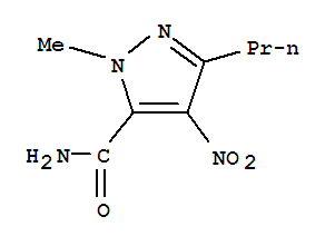 1-甲基-4-硝基-3-丙基-(1H)-吡唑-5-甲酰胺