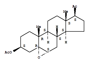 17beta-乙酰基-5,6alpha-环氧-5alpha-雄甾烷-3beta-醇乙酸酯