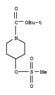 1-Boc-4-甲烷磺酰氧基哌啶; 4-甲烷磺酰氧基哌啶-1-甲酸叔丁酯