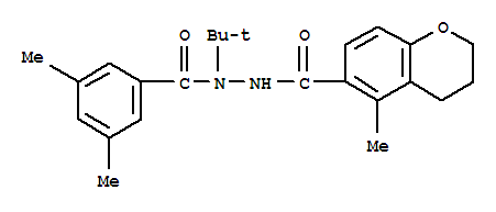 2'-叔丁基-5-甲基-2'-(3,5-二甲基苯甲酰基)色满-6-甲酰肼