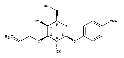 4-甲氧苯基-3-<i>O</i>-烯丙基-β-<small>D</small>-吡喃半乳糖苷